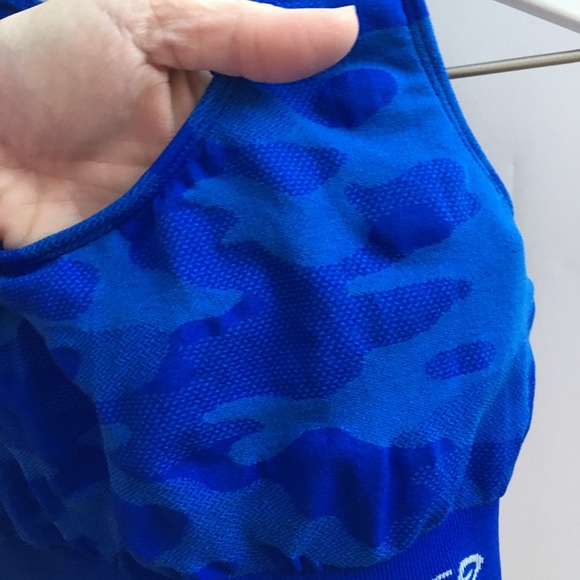 Champion blue camo sports bra medium - Picture 4 of 6